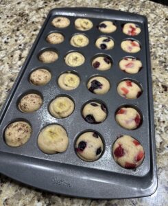 easy breakfast muffins, pancake mix muffins, make ahead breakfast, grab and go breakfast, customizable muffins, breakfast mini muffins pancake mix muffins make-ahead muffins easy breakfast muffins grab-and-go breakfast freezer-friendly muffins quick breakfast ideas mini pancake muffins how to make mini muffins with pancake mix make-ahead breakfast ideas for busy mornings freezer-friendly breakfast muffins kid-friendly breakfast muffins easy weekday breakfast prep mini muffins with fruit or chocolate chips simple breakfast meal prep recipes